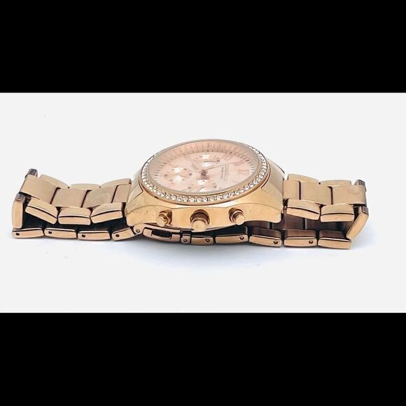 Caravelle Womens Rose Gold Finish Chronograph Watch main image 7